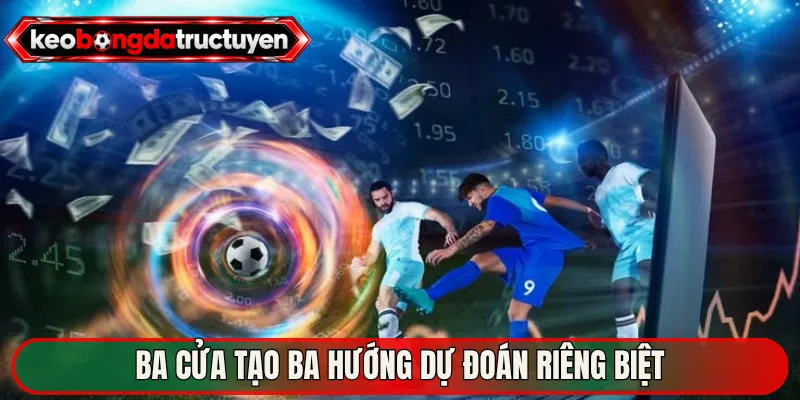 Ba cửa tạo ba hướng dự đoán riêng biệt